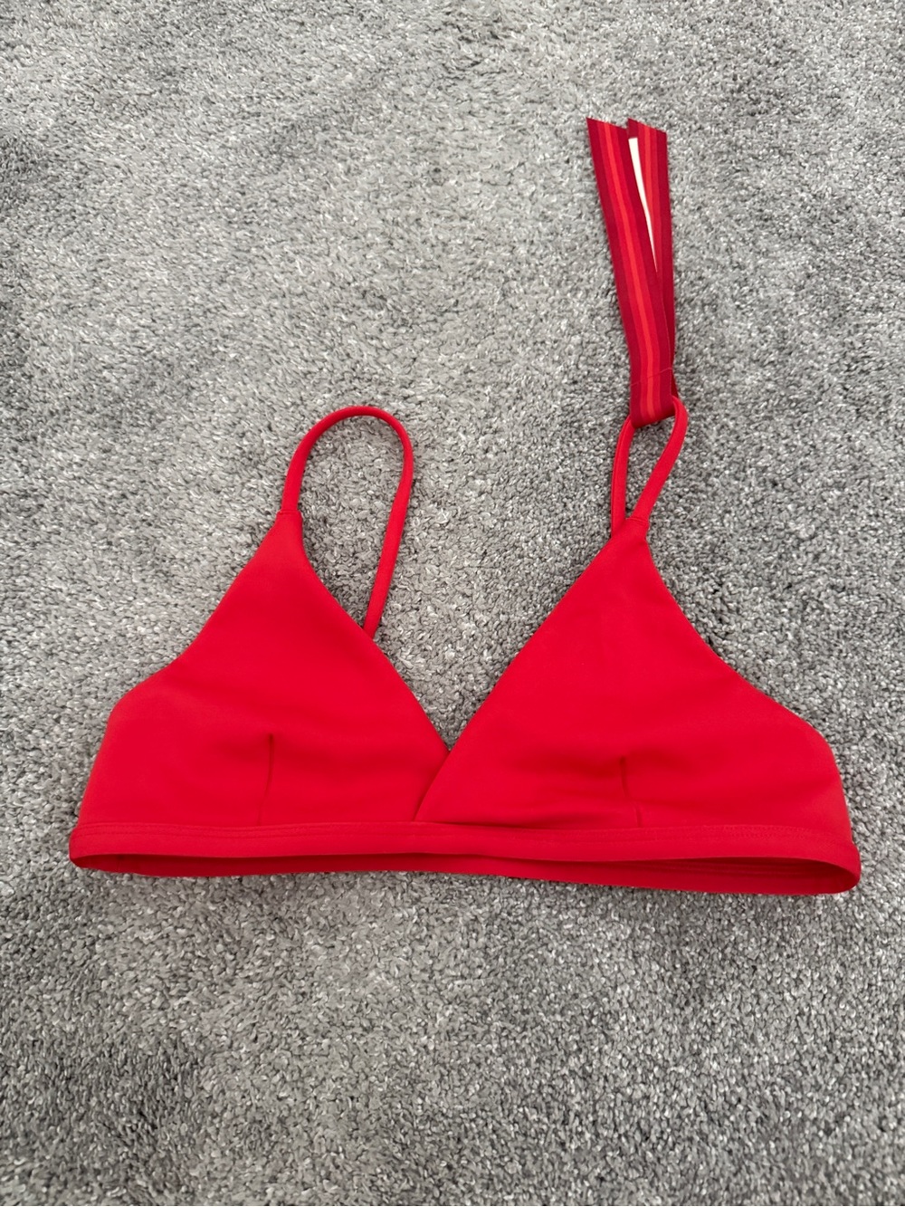 Left on Friday Sweet Victory Sweet Chili Heat Red Bikini Top Size Medium